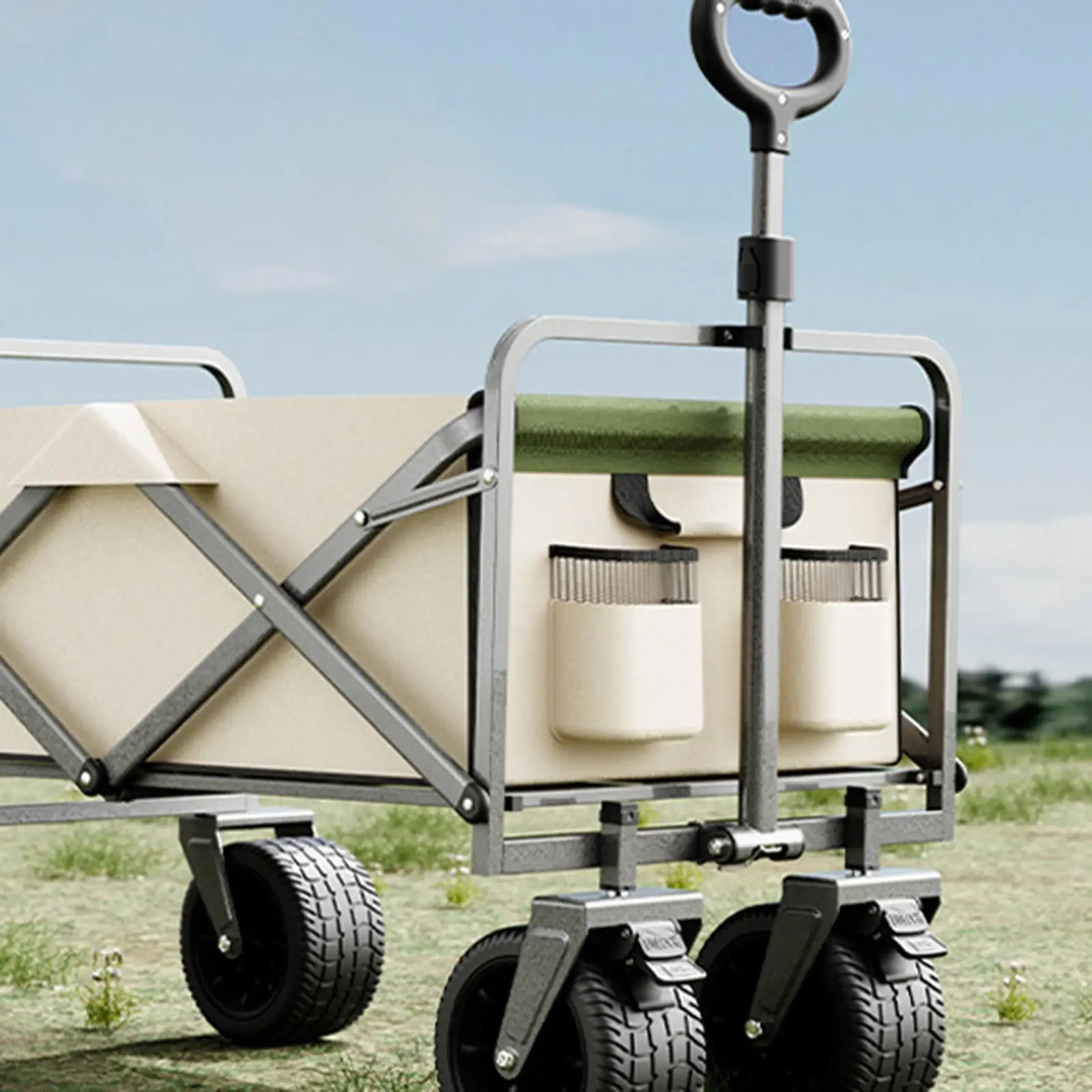 Складная тележка для кемпинга легкая продуктовая Тележка ручная спорта рыбалки