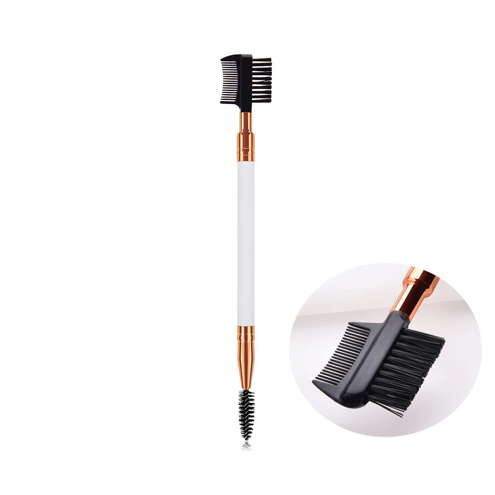 

1pcs Double-Headed Makeup Tool Brush Eyelash Eyebrow Comb Blending Multifunction Wooden Handle Beauty Make Up Brushes Tools