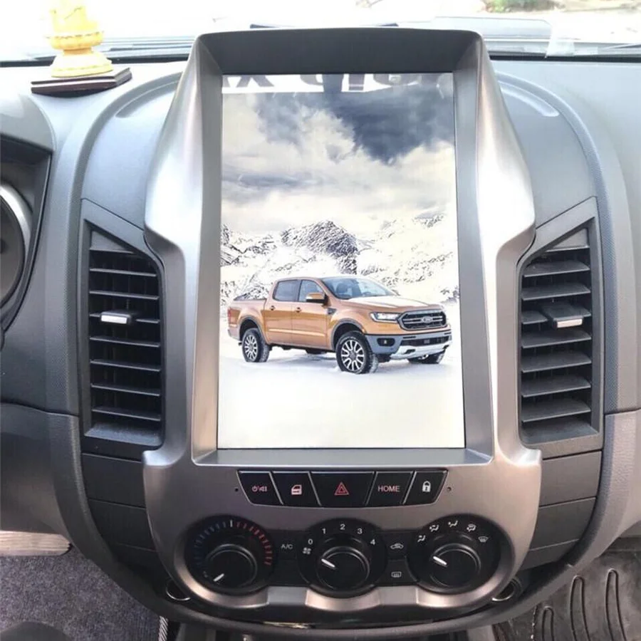 Radio Multimedia con Android para coche, Radio con reproductor, 128GB, 2DIN, pantalla Tesla, Carplay, unidad principal, para Ford Ranger F250 2015-2021