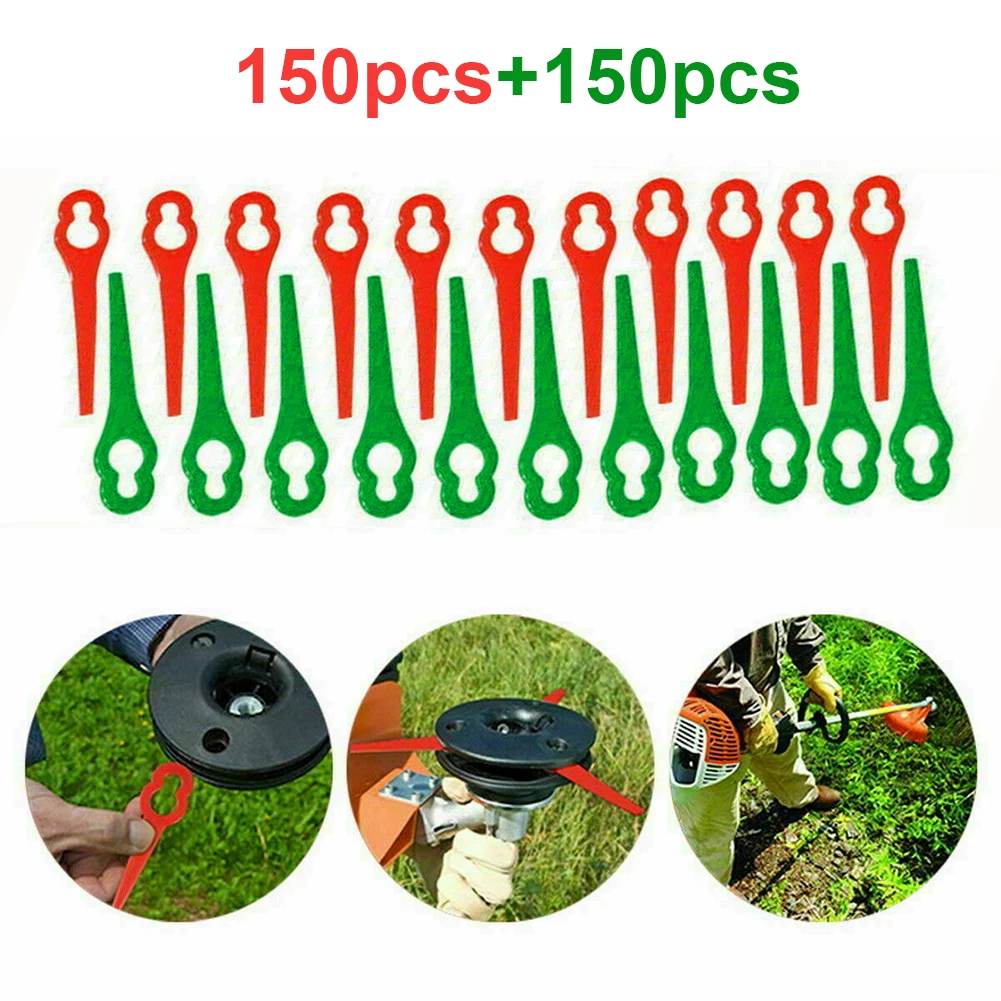 300x Replacement Blades For Einhell Cordless Lawn Trimmer GE-CT 18 Li Lawn Trimmer Parts & Accs Gardening Tool images - 6