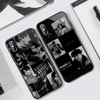 jxdn famous singer phone case tempered glass for iphone 11 12 13 pro max mini 6 7 8 plus x xs xr