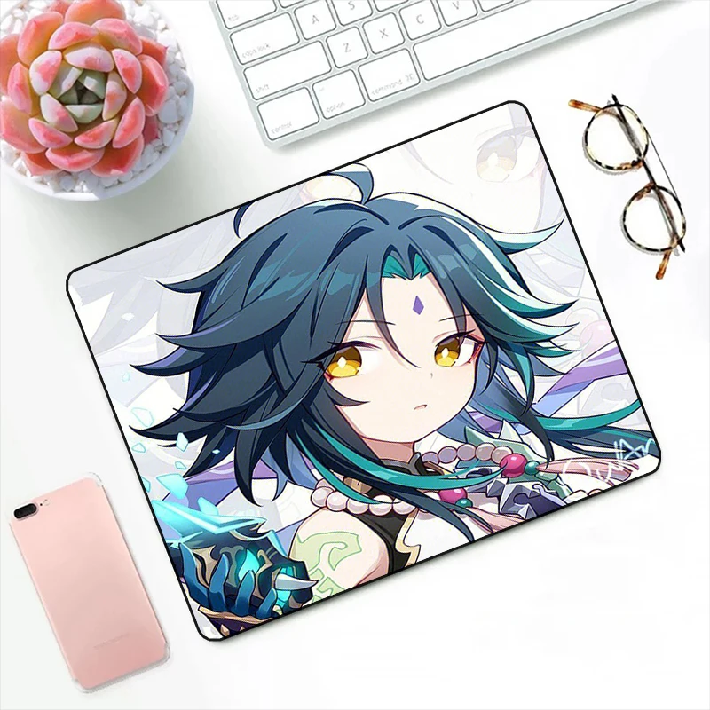 

Genshin Impact Anime Mouse Pad Cartoon Rubber Mat Gaming Mousepad Gamer Pc Accessories Deskmat Desk Protector Kawaii Mouse Pads
