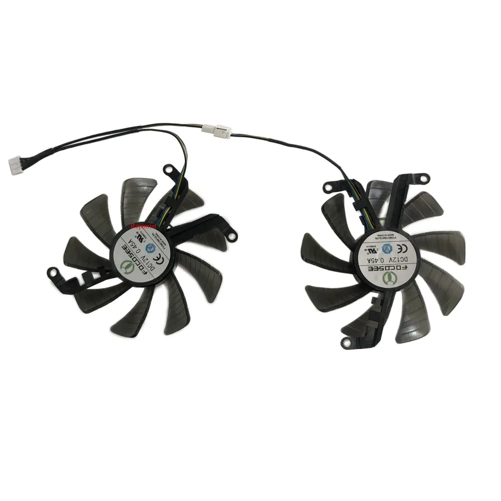 

1 Set FY09015M12LPA Fan For Leadtek WinFast RTX3060 3060Ti GTX 1660 Ti HURRICANE 6G Graphics Replace TH9215S2H-PAA01