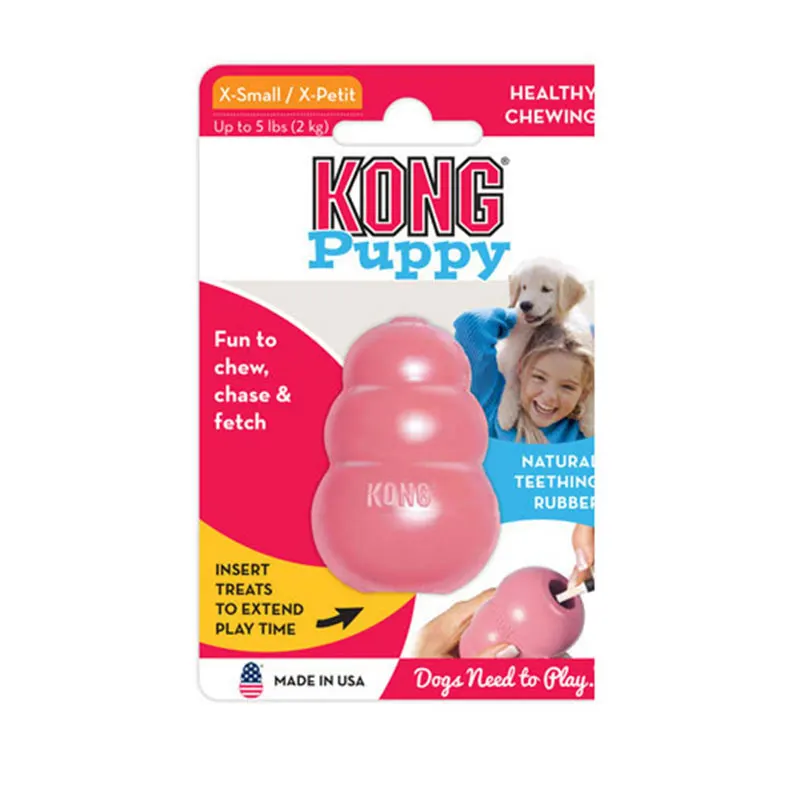 S-L KONG Classic Dog Toy with Dog Treat Toy of Your Choice f