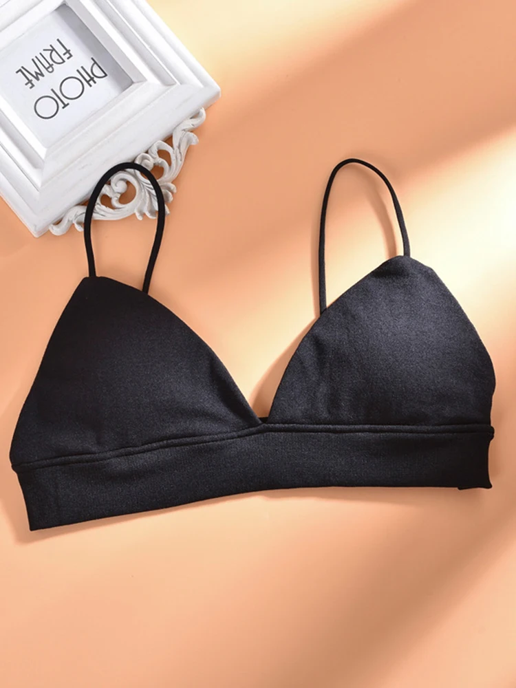 Летний женский бюстгальтер французский треугольный топ-труба сексуальные