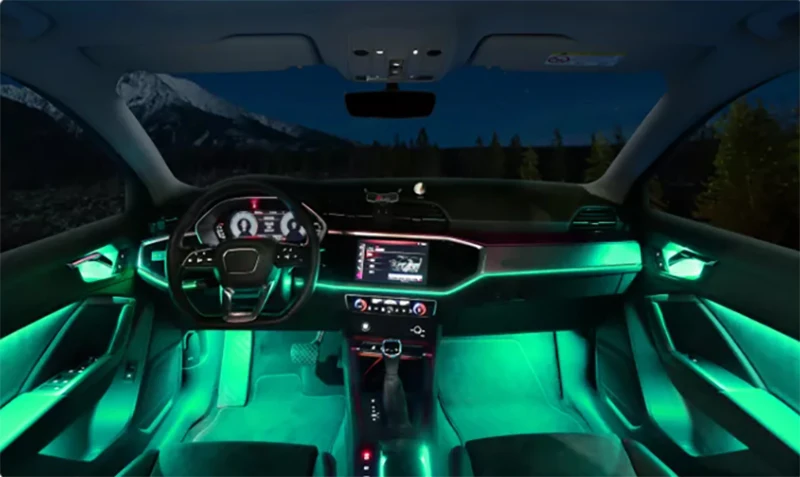Светодиодное освещение для стайлинга автомобилей 30 цветов подходит Audi Q3 Q3L 2019 2020