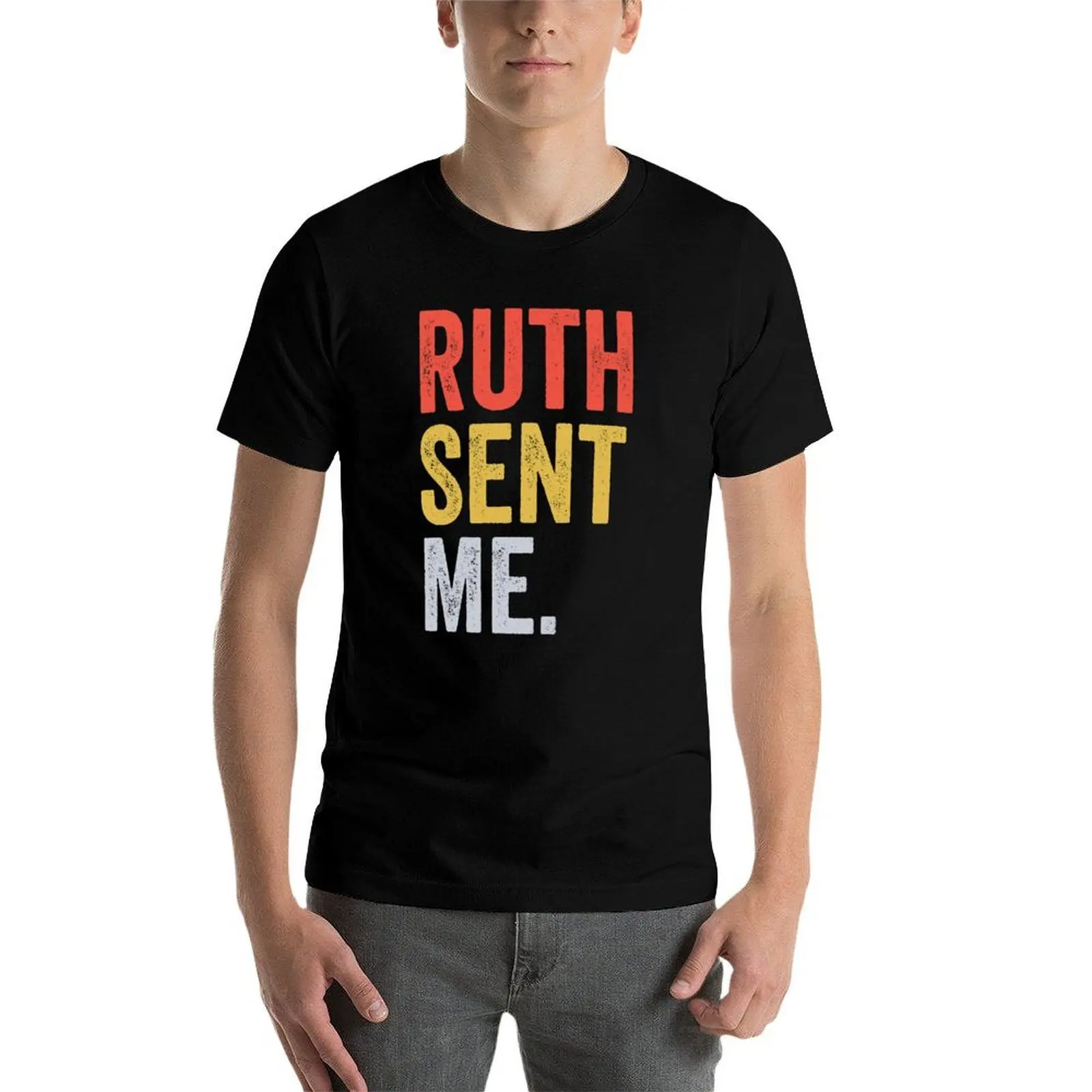 Фото Футболка Ruth Sent Me RBG Notorious с короткими рукавами для повседневной носки №4