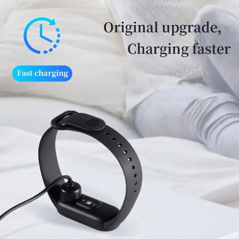 1m USB Charger Cable For Xiaomi Mi Band 5 6 7 Magnetic Charging Adapter Wire Cord NFC Smart Watch Wristband Bracelet Miband - купить по