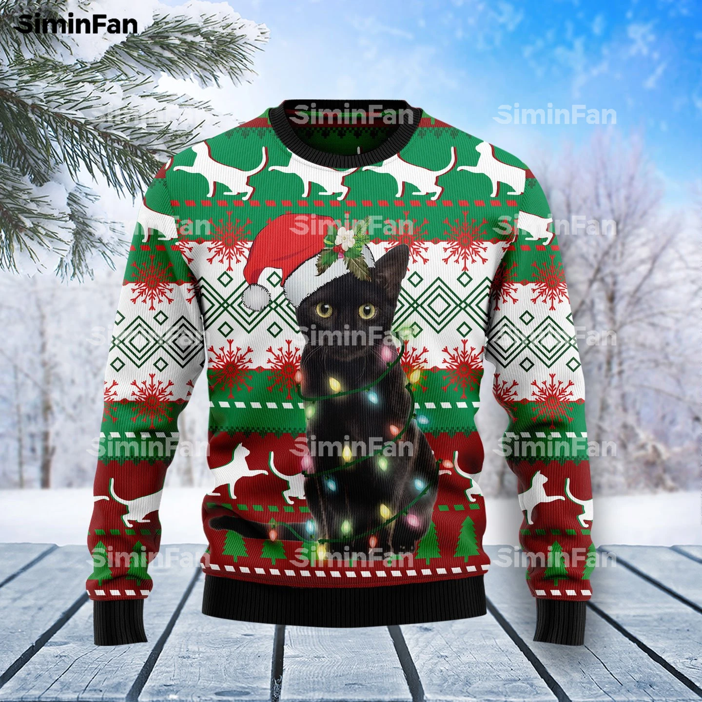 

Ugly Dog Cat Deer Guinea Pig Christmas Pattern 3D Printed Men Pullover Sweatshirt Female Top Coat Unisex Outwear Hoodie Jacket 2