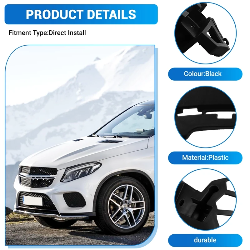 Кронштейн переднего бампера рамка фары для Mercedes Benz GLE-Class 2926200200 2926200100
