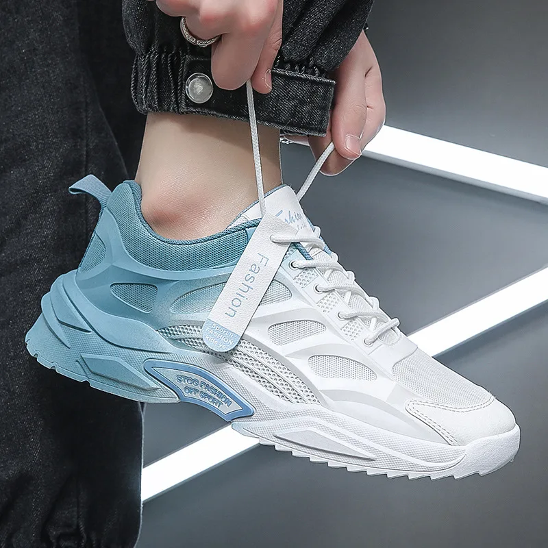 2022 Trend Dad Shoes for Men Mesh Running Sneakers Students Breathable Shoes Men's Walking Shoes Zapatos Deportivos Outdoor