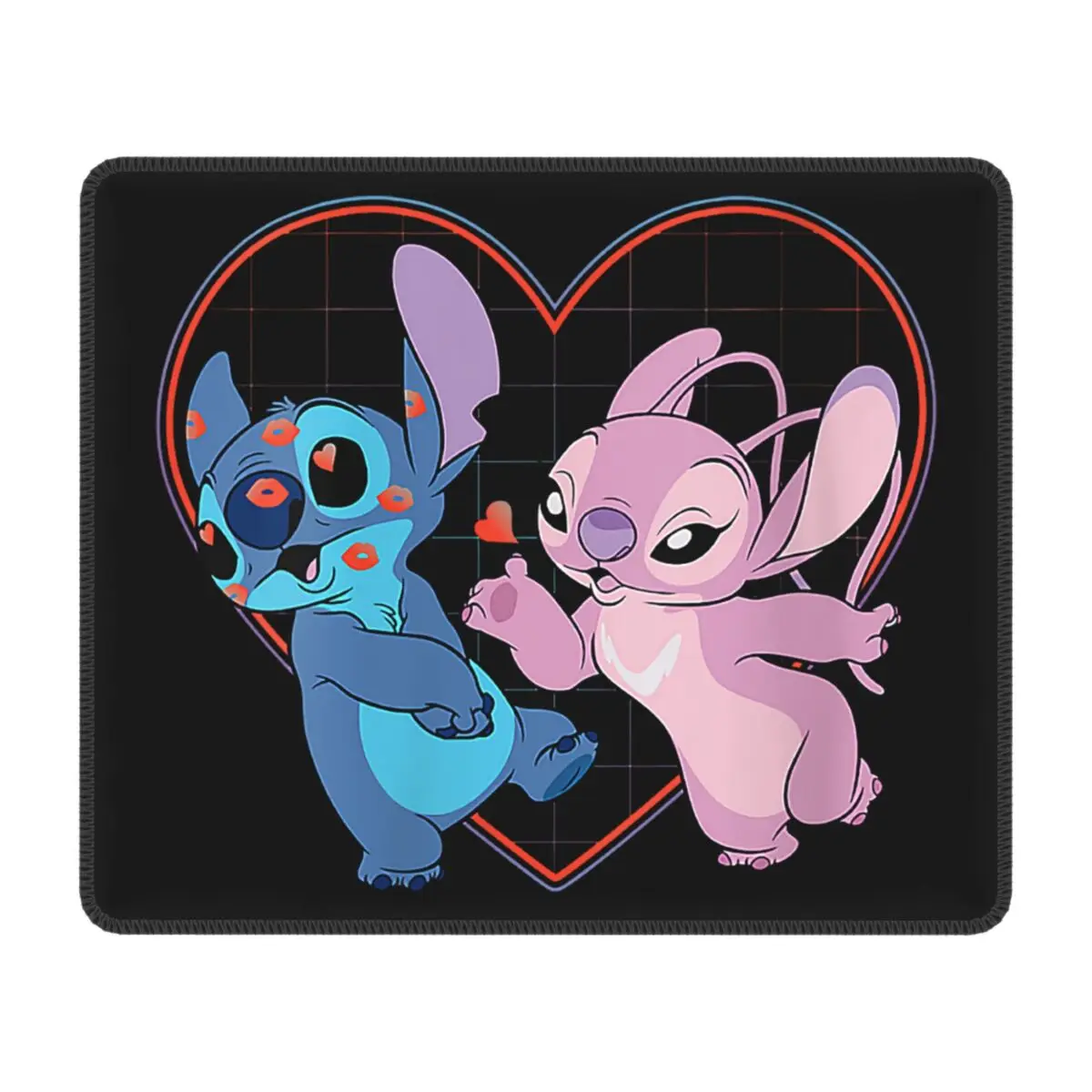 Коврик для мыши антискользящий с резиновой основой игровой коврик Стич Лило