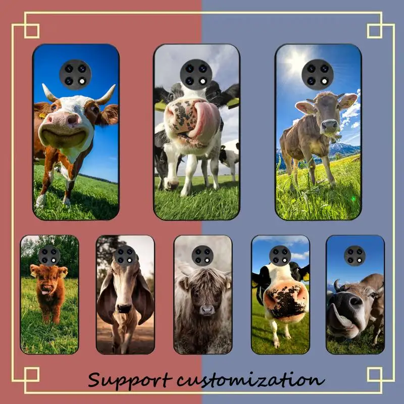 

Cow Phone Case for Redmi Note 8 7 9 4 6 pro max T X 5A 3 10 lite pro
