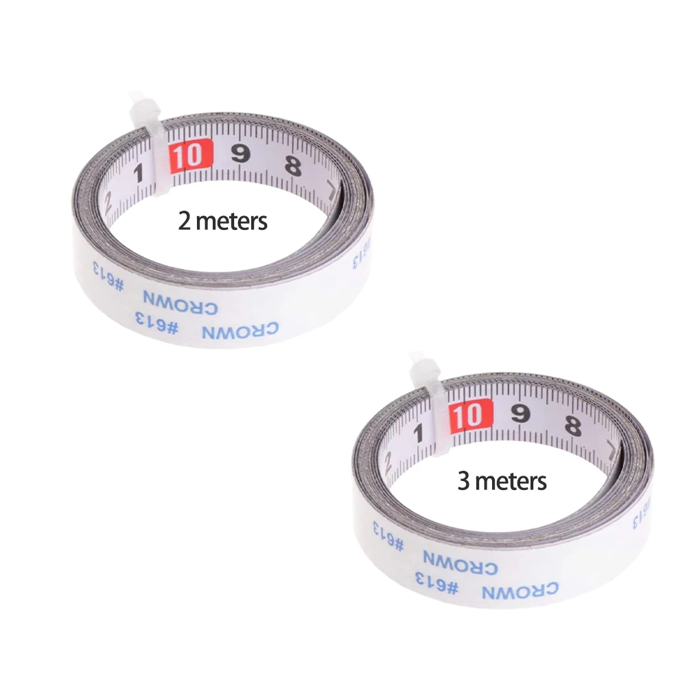 

Measure Tape Metalworking Self-adhesive Ruler Measuring Tool 2 Meters