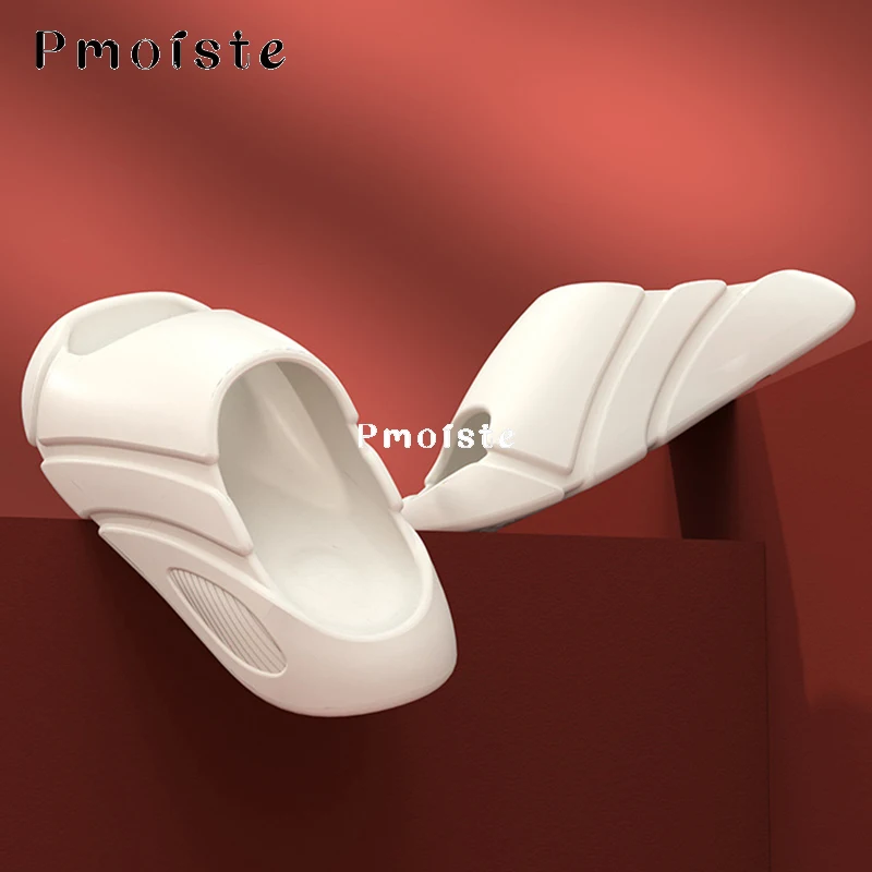 Luxury Women's Shoes Summer 2023 Comfortable EVA Slippers for Home Wear-resistant Platform Slides Bathroom Non-slip Sandals