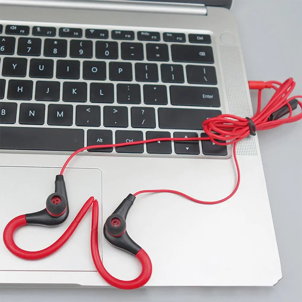 

Creative Earphone Gift Wired Headset Stable Transmission 3.5mm Stereo Ear Hook Earbud Lossless