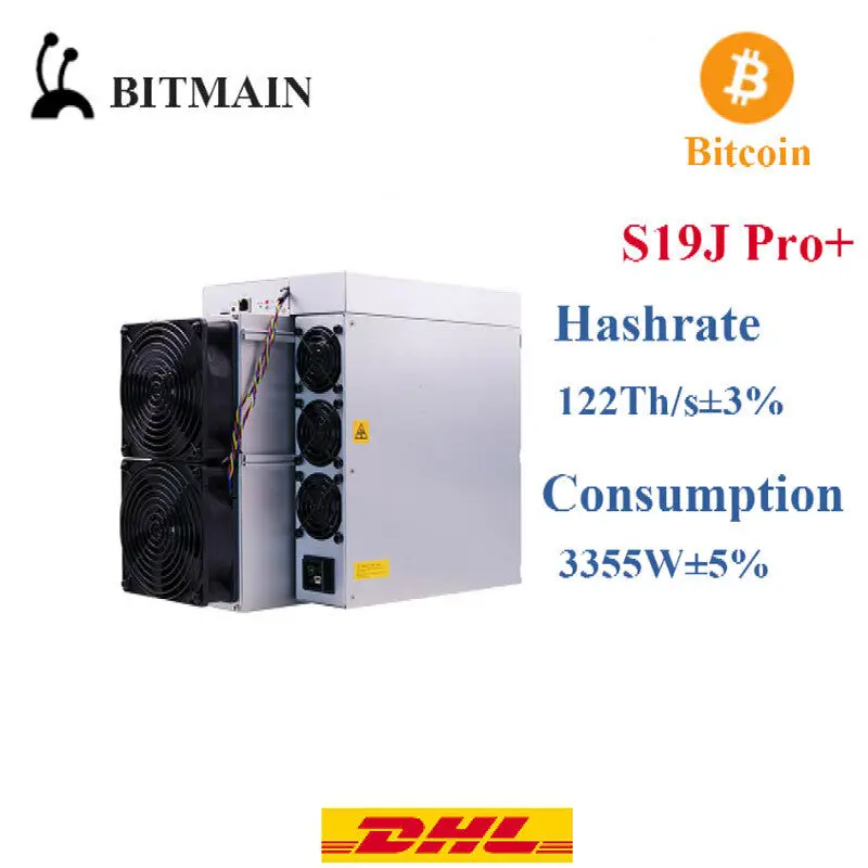 

New Antminer S19J Pro+ 122Th Asic BTC Miner