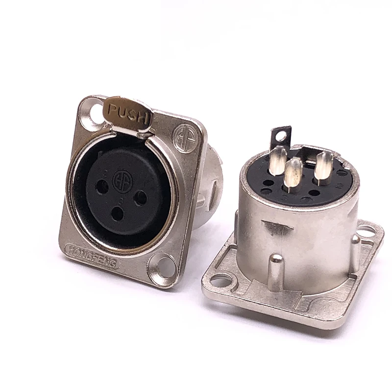 

HF XLR разъем для панели 3/4/5/6/7-контактный