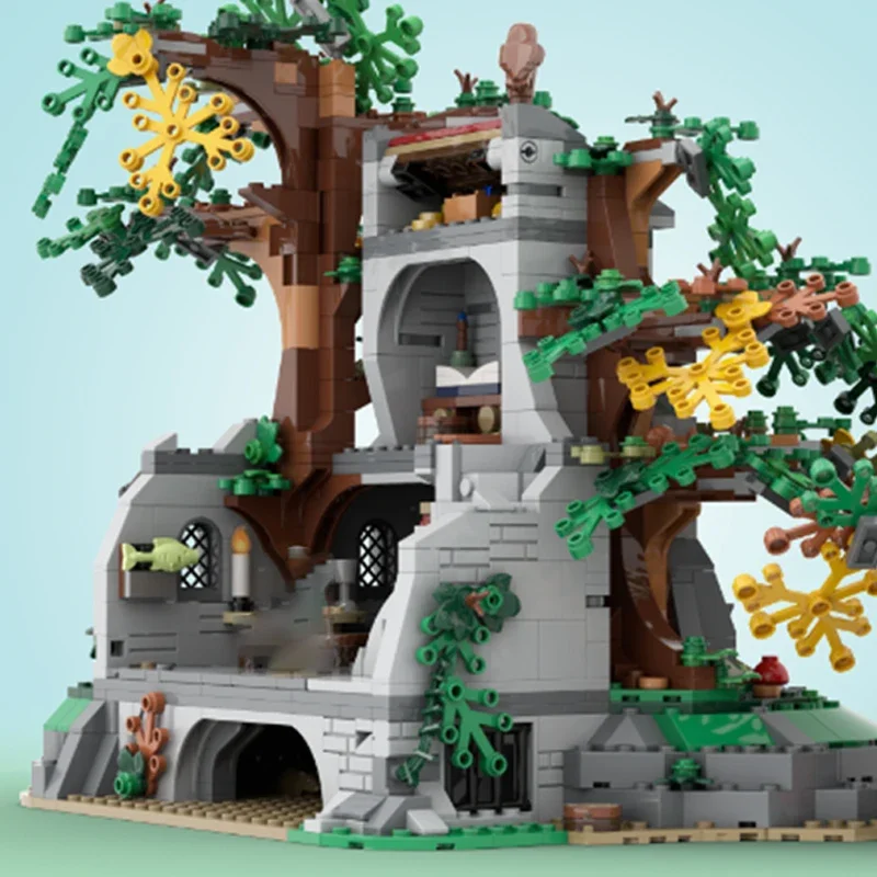 Модель средневековой улицы строительные блоки Moc секретная технология ИНН