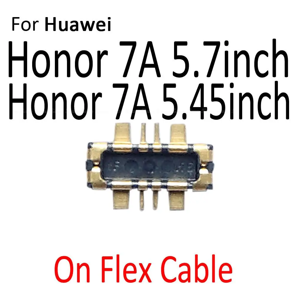 2 шт./лот внутренний аккумуляторный разъем FPC для Huawei Honor 5C 6C 7C 6A 7A Pro 6X 7X 7S на гибком