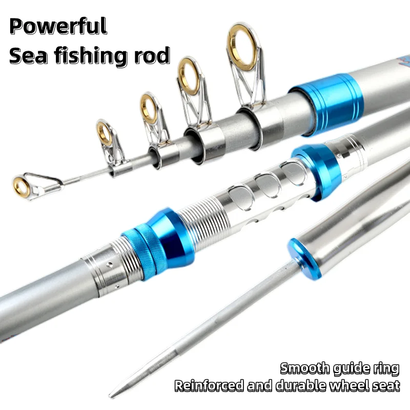 

Portable Rock Fishing Rod 2.1M-3.6M Carp Rod Feeder Telescopic Sea Fishing Rod Carbon Rotating Rod Outdoor Fishing Tool
