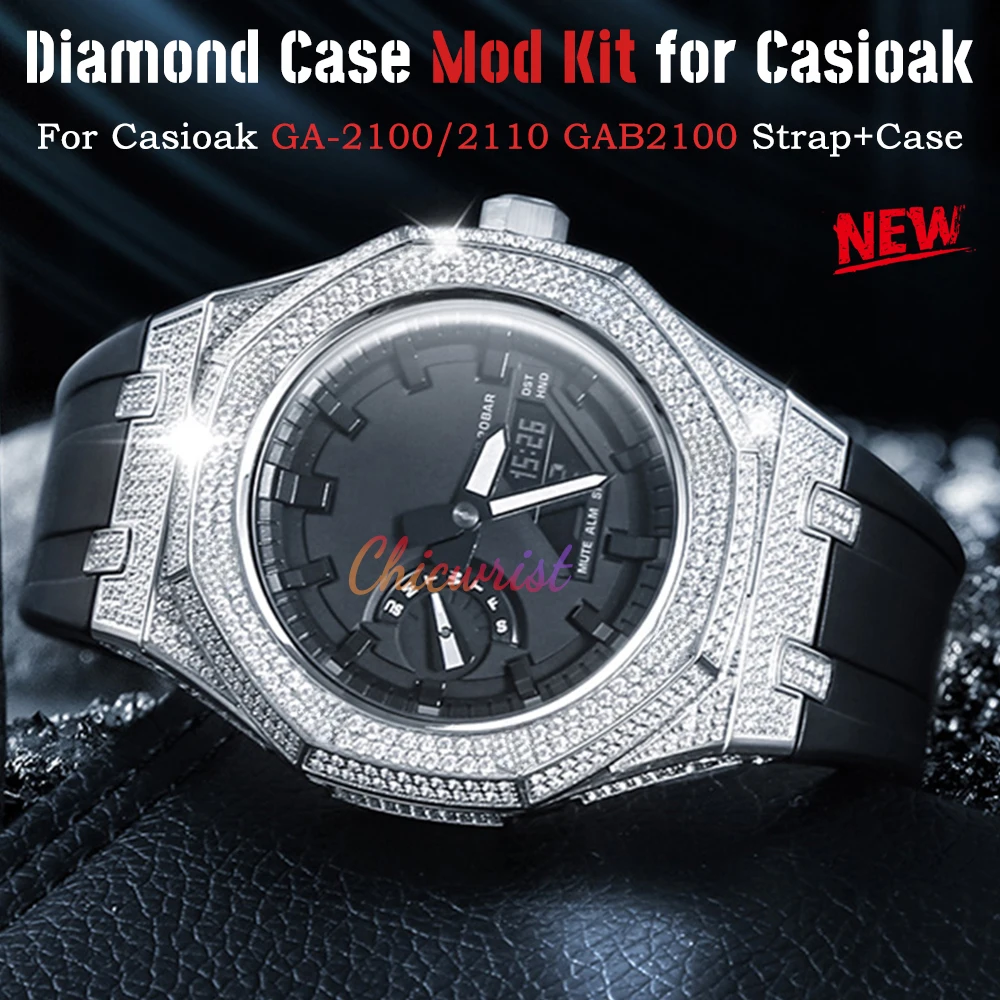 Резиновый ремешок для часов Casioak GA2100 GAB2100