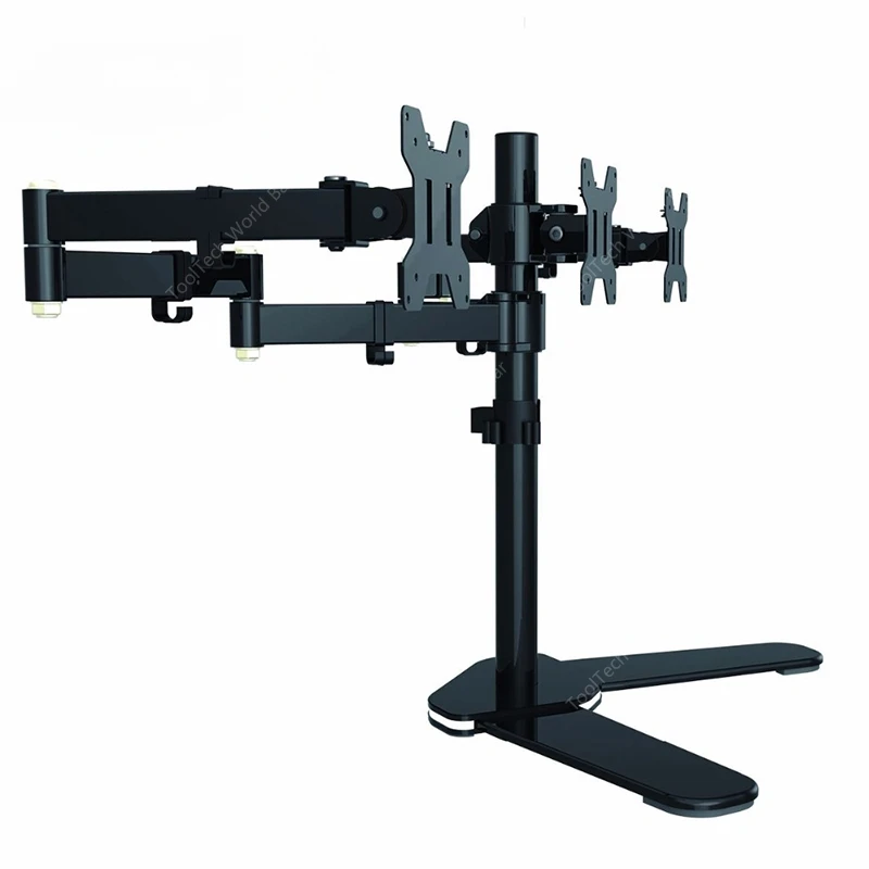 Полностью регулируемая тройная подставка для ЖК-светодиодного монитора