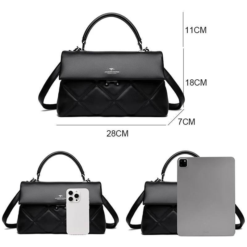 Роскошные дизайнерские сумки через плечо из мягкой кожи для женщин 2024 простая