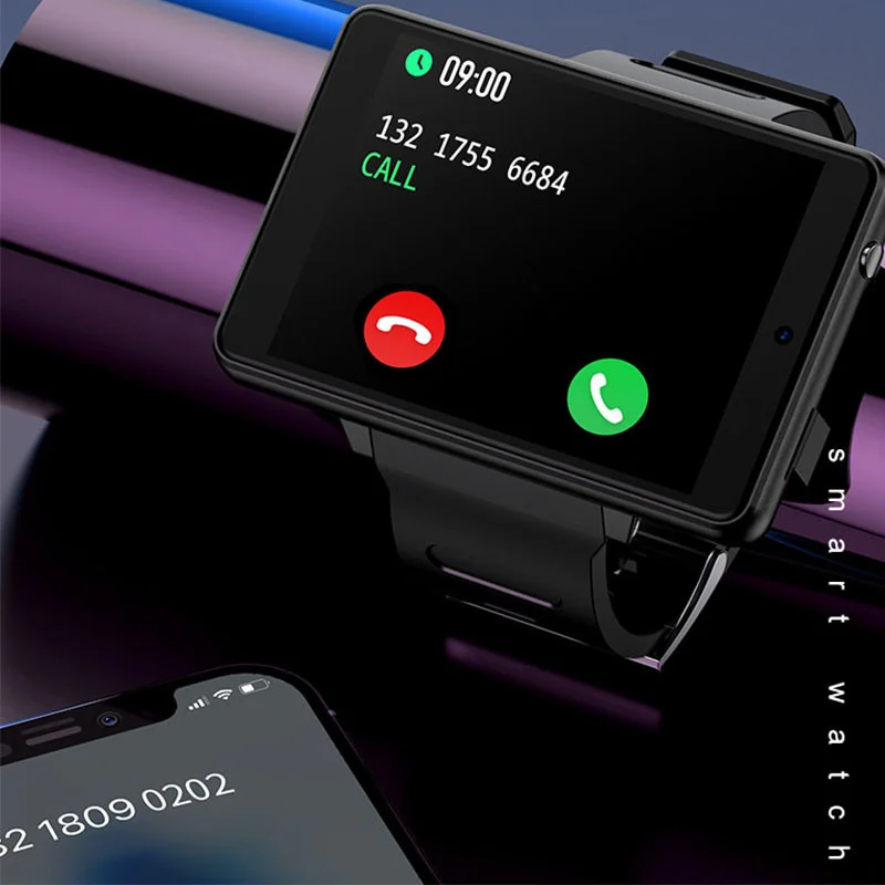 

New 4G Smart Watch Quad Core 4GB+128GB Dual Camera Video Calls Smart watch Phone 2.8" Large Screen Men Watch 2800mAh Android 8.1