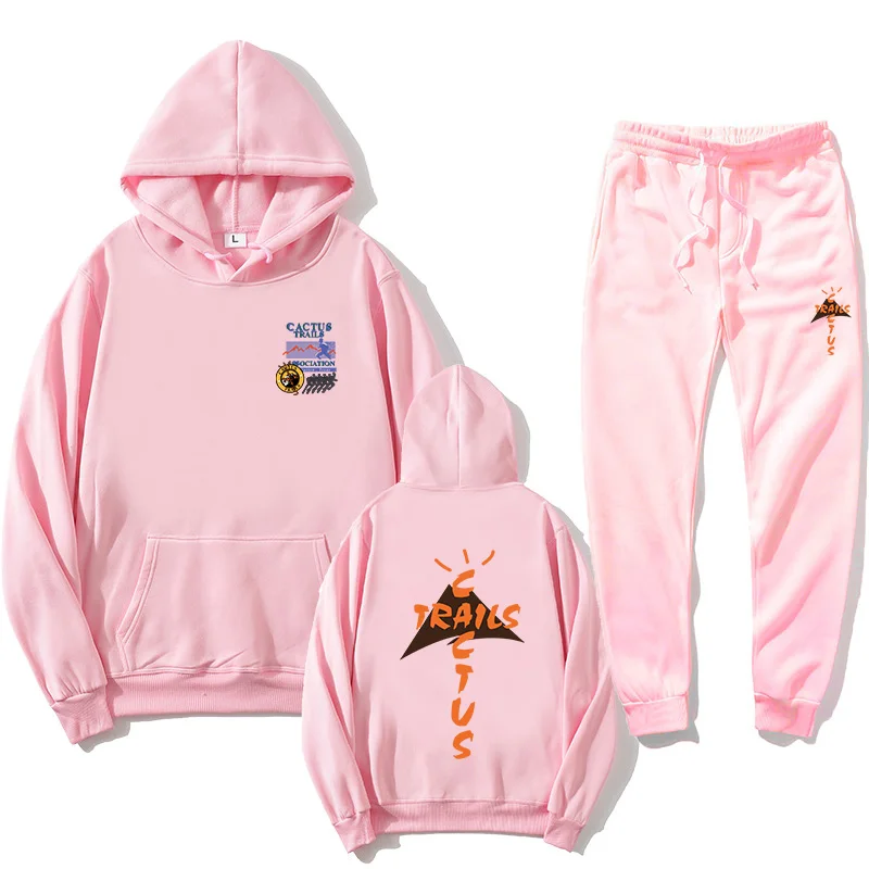 

2022 Jack Cactus Fashion Men's Oversized Hoodie Sweater + Pants 2-piece Set Men's Casual Jogging Sportswear Set Men's Sportswear