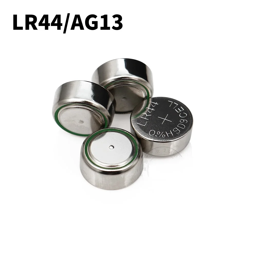 Фото Батарейка AG13 LR44 1.55V щелочная кнопочная (A76, 357A, LR1154, SR1154, SR44) для часов, автомобильных ключей, пультов ДУ, калькуляторов, будильников №2
