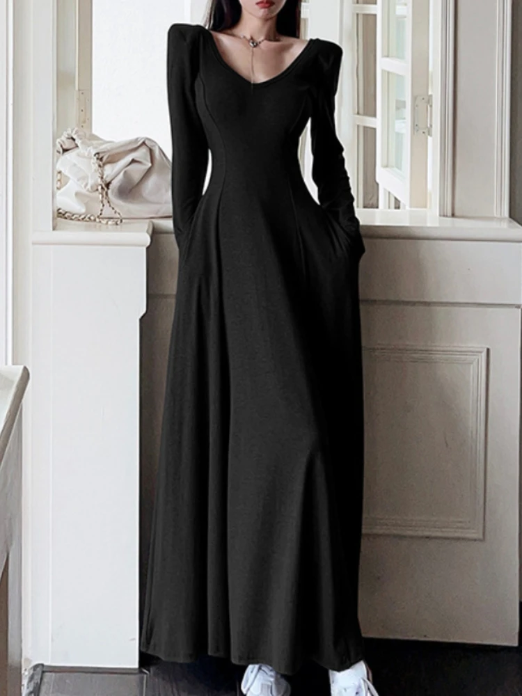 

Женские платья-свитеры, новинка, Модный пуловер с длинным рукавом на осень и зиму, Корейская версия, женская одежда для поездок в уличном стиле