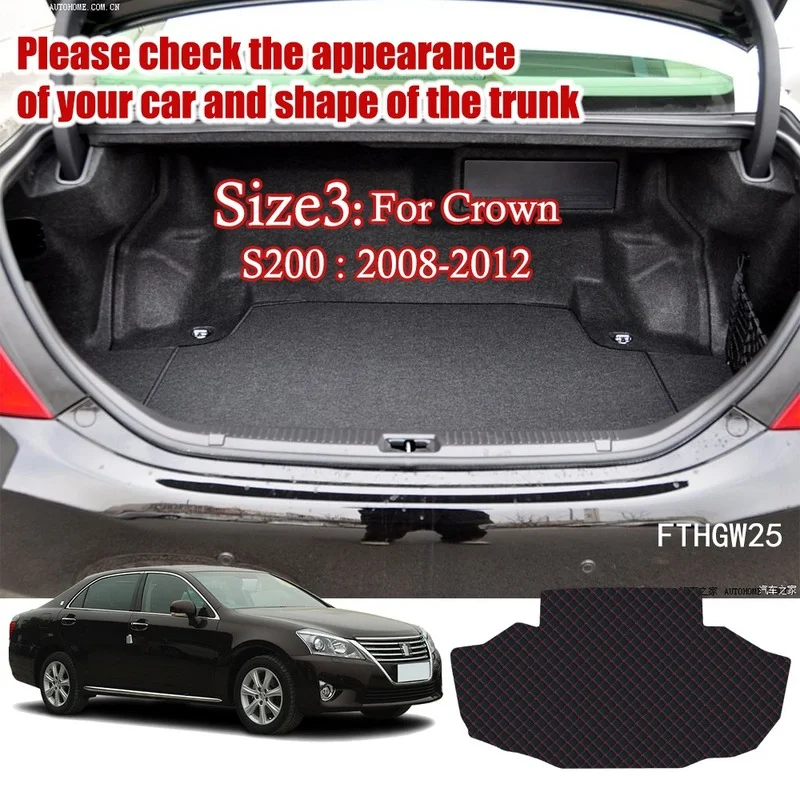 Кожаный Автомобильный багажник дневного света для Toyota Crown 2003 2014 2015 2016 2017 2018