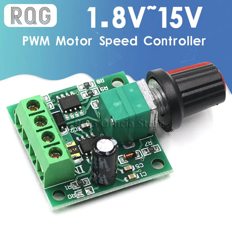 

10PCS DC 1.8V 3V 5V 6V 12V 2A PWM Motor Speed Controller Low Voltage Motor Speed Controller PWM 0~100% Adjustable Drive Module