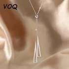 Женское серебряное ожерелье с регулируемой цепочкой до ключиц