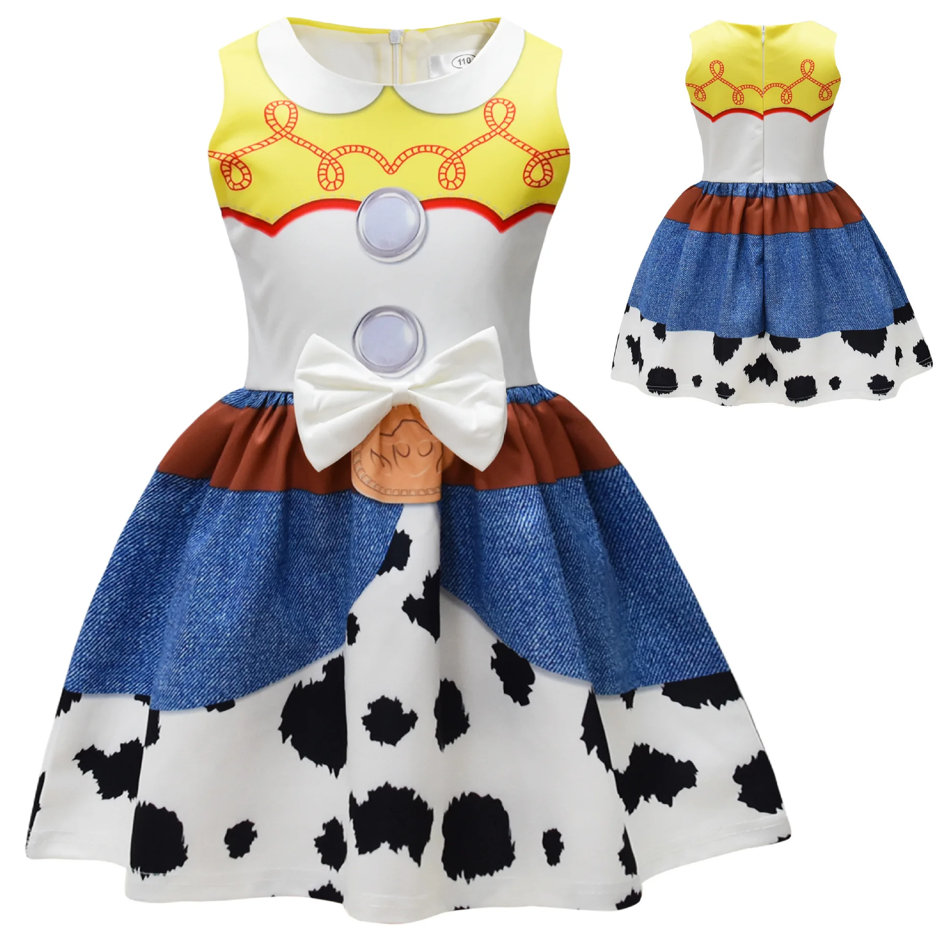 Фото Детское платье Bonnie Toy5 для девочек, костюм для косплея, одежда в стиле Джесси Кауэрн, аниме-костюм для Хэллоуина, карнавала, дня рождения, платье принцессы №2