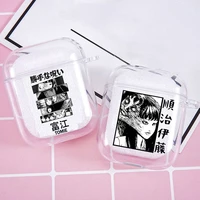 junji ito collection tees horror soft silicone tpu case for airpods pro 1 2 3 luxury clear wireless bluetooth earphone box cover