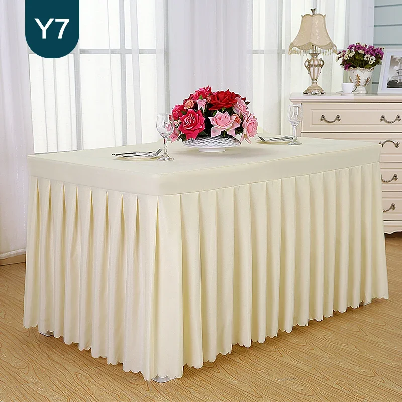 

Table Cloth Table Skirt Fabric Art Table Cloth Rectangular Cold Food Table Skirt Table Cover Table Cover