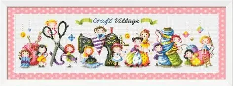 Набор для вышивки крестом Amishop Gold Collection Craft Village