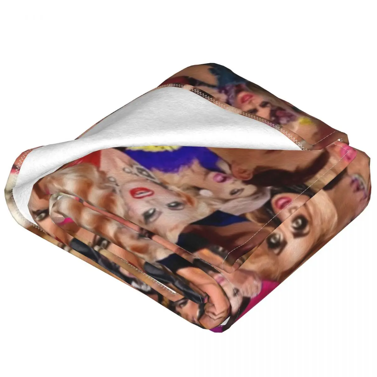 Одеяло с принтом в виде Квинса Эдвардс коллаж дешевое пушистое покрывало