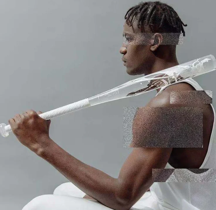 Бейсбольный мяч со стразами летучая мышь прозрачная бейсбольная клюшка для