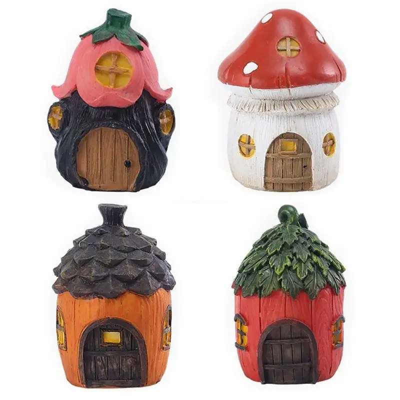

Garden Miniature Garden Houses Small Cottage House Miniatures Decors Accessories Dropship