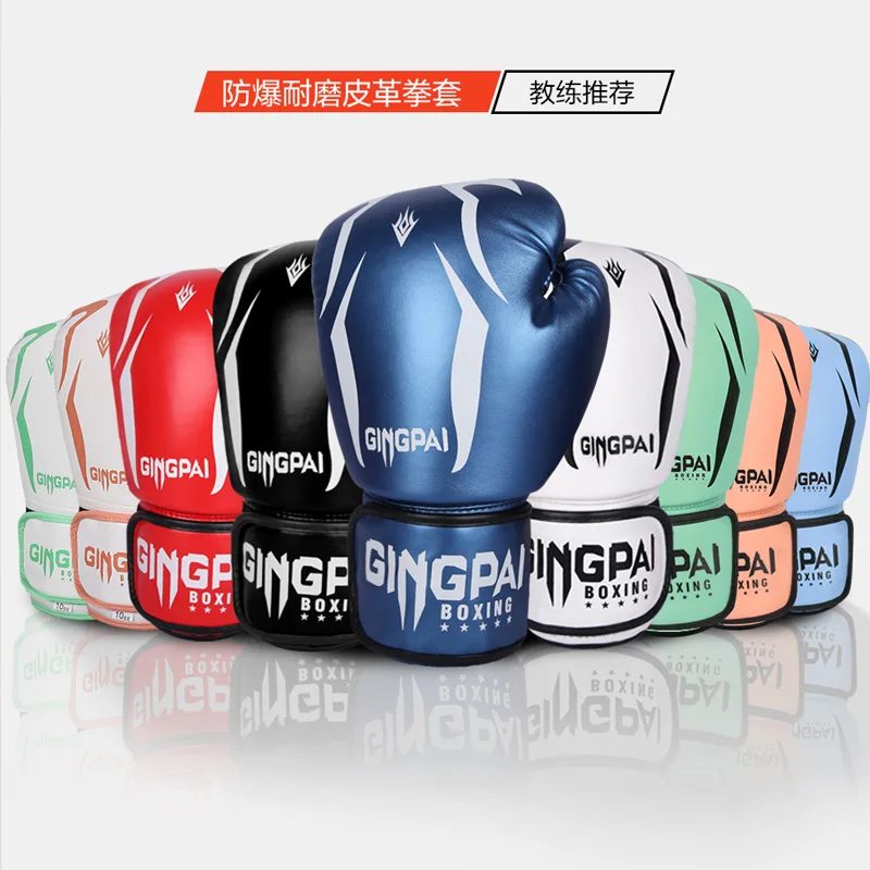 Боксерские перчатки для мужчин и женщин 6 8 10 12 унций