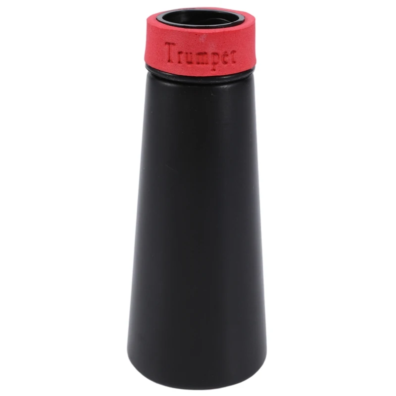 

1 PCS For MINI Trumpet Straight Muter Trumpet Mouthpiece Trainer Mute For Beginners Black