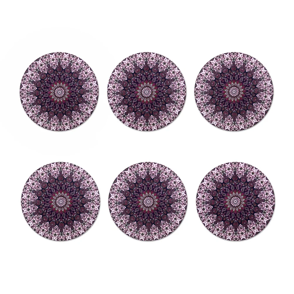 

Upetstory 6 шт./компл., кружка для вина, чая, мандала, психоделическая печать