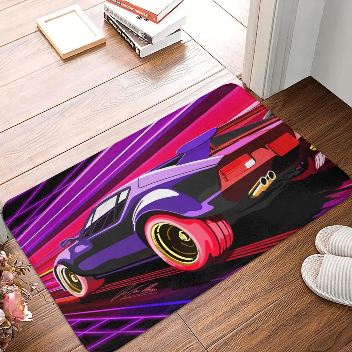 

Гоночный коврик для спальни, супер автомобильный Придверный коврик, кухонный ковер, уличный коврик, украшение для дома
