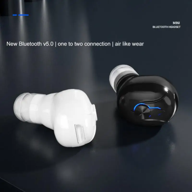 

K1 Mini Invisible Wireless Earphone Single Sports Headphone In-Ear Earbuds Headset with Microphone for iPhone xiaomi