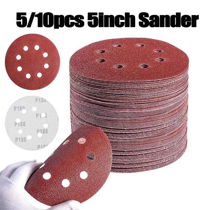 

Шлифовальная бумага 40-3000, 5 дюймов, 8 отверстий