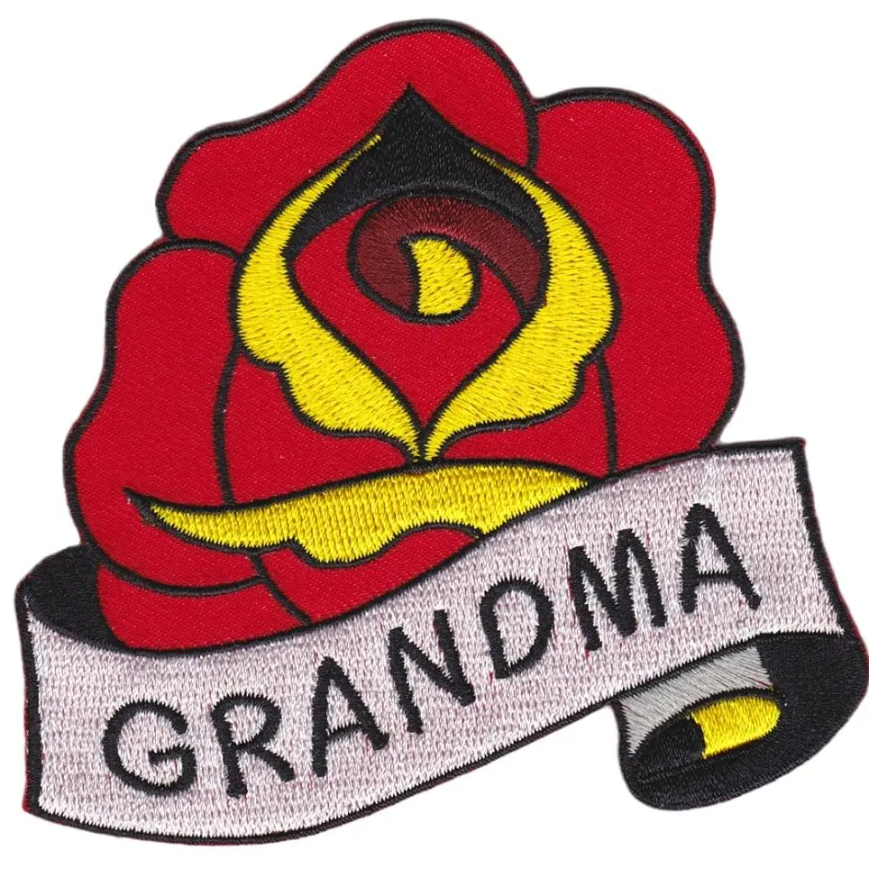 

Custom Embroidered patches Biker Motorcycle Punk Gothic iron on Factory custom service available no quality limited