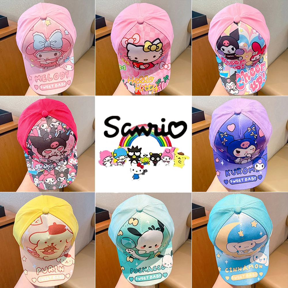 MINISO мультяшная шапка для детей детская летняя дышащая бейсболка